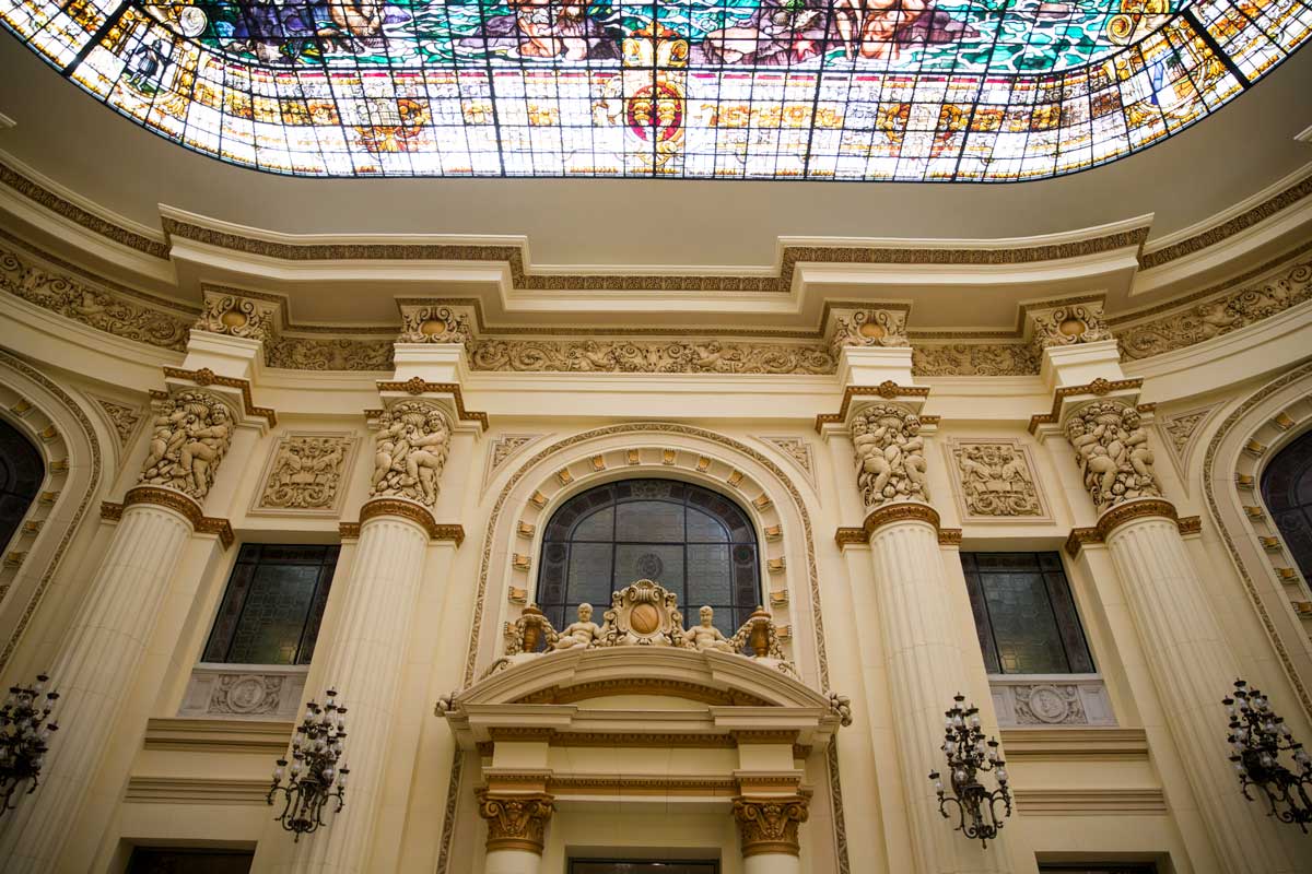 Interior of the National Museum of Fine Arts in Havana – Photo: Shutterstock interor of elegant building with lots of intricate details
